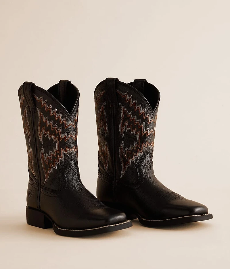Boys - Tycoon Leather Cowboy Boot