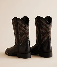 Boys - Tycoon Leather Cowboy Boot