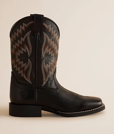 Boys - Tycoon Leather Cowboy Boot