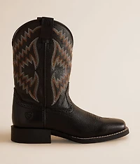 Boys - Tycoon Leather Cowboy Boot