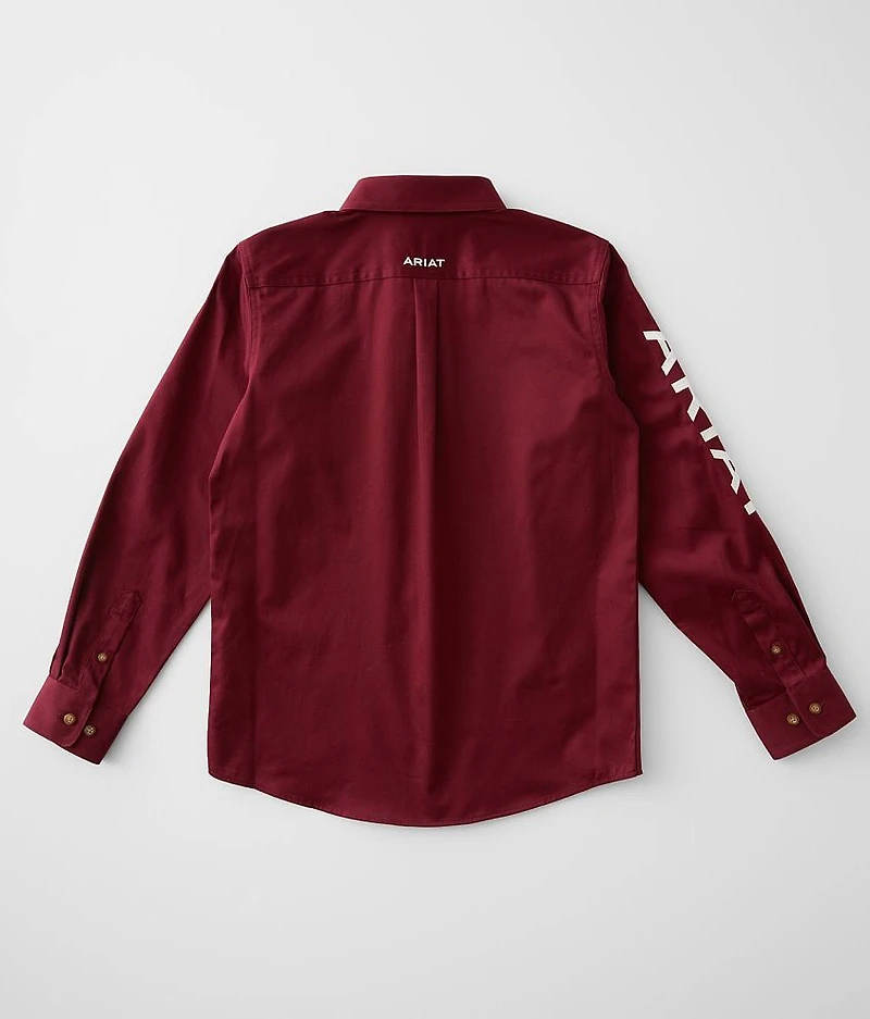 Boys - Team Logo Stretch Shirt