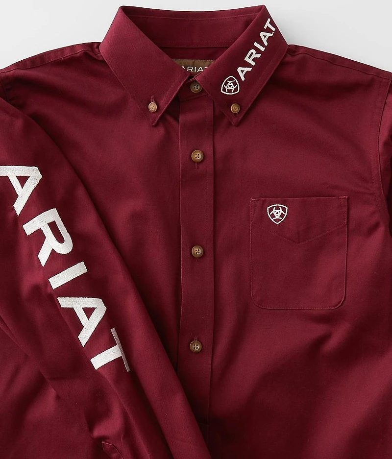 Boys - Team Logo Stretch Shirt
