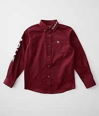 Boys - Team Logo Stretch Shirt