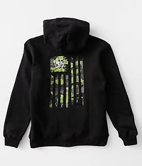 Boys - Camo Flag Hooded Sweatshirt