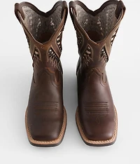 Boys - Quick Draw Leather Cowboy Boot