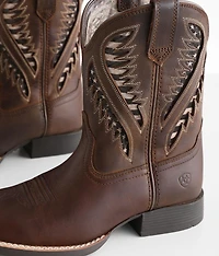 Boys - Quick Draw Leather Cowboy Boot