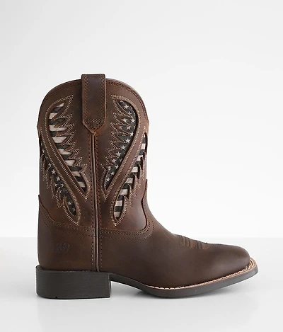 Boys - Quick Draw Leather Cowboy Boot