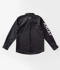 Boys - Team Logo Twill Shirt