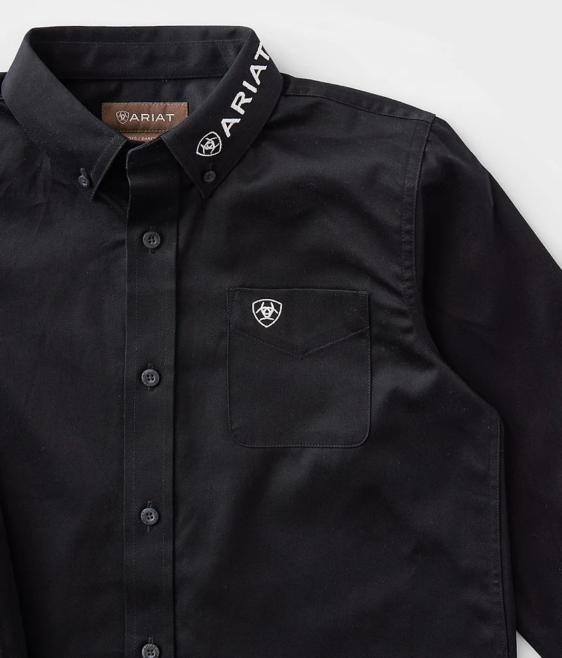 Boys - Team Logo Twill Shirt