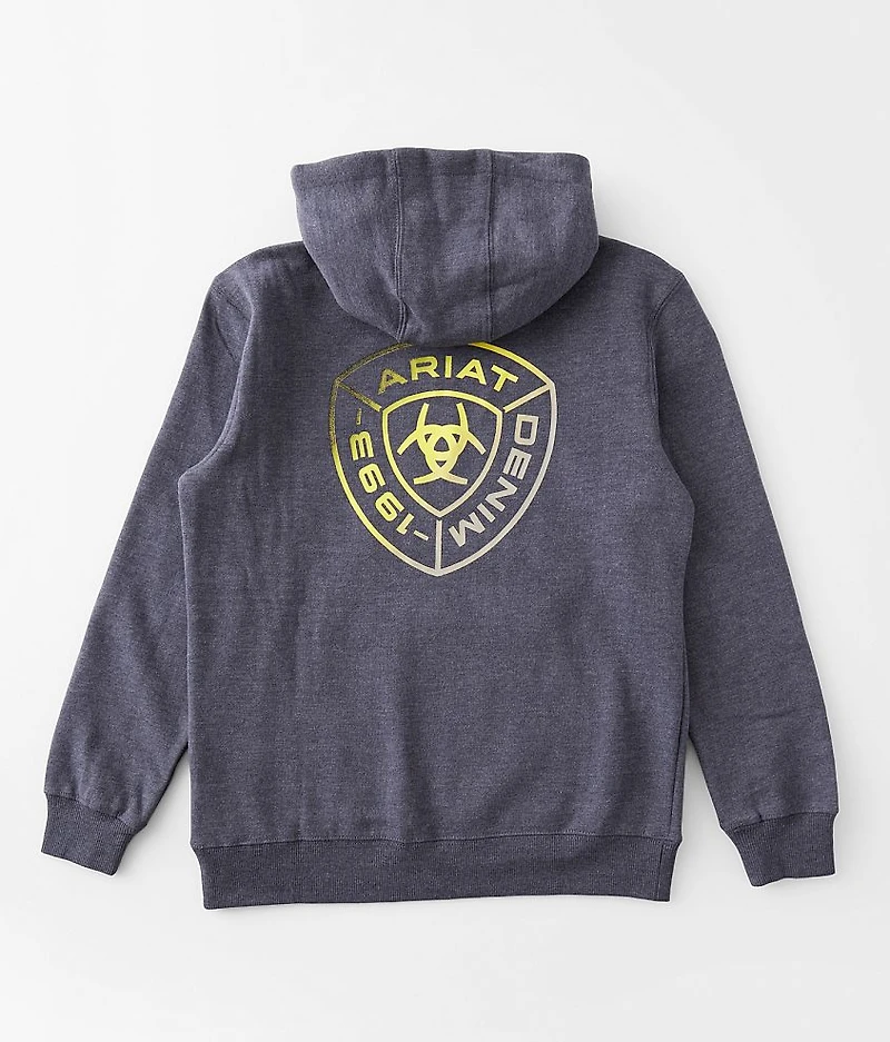 Boys - Gradient Badge Hooded Sweatshirt