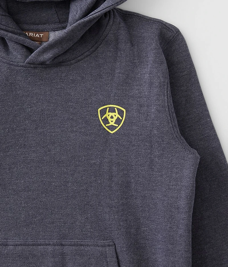 Boys - Gradient Badge Hooded Sweatshirt