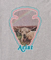 Girls - Arrowhead Cow T-Shirt