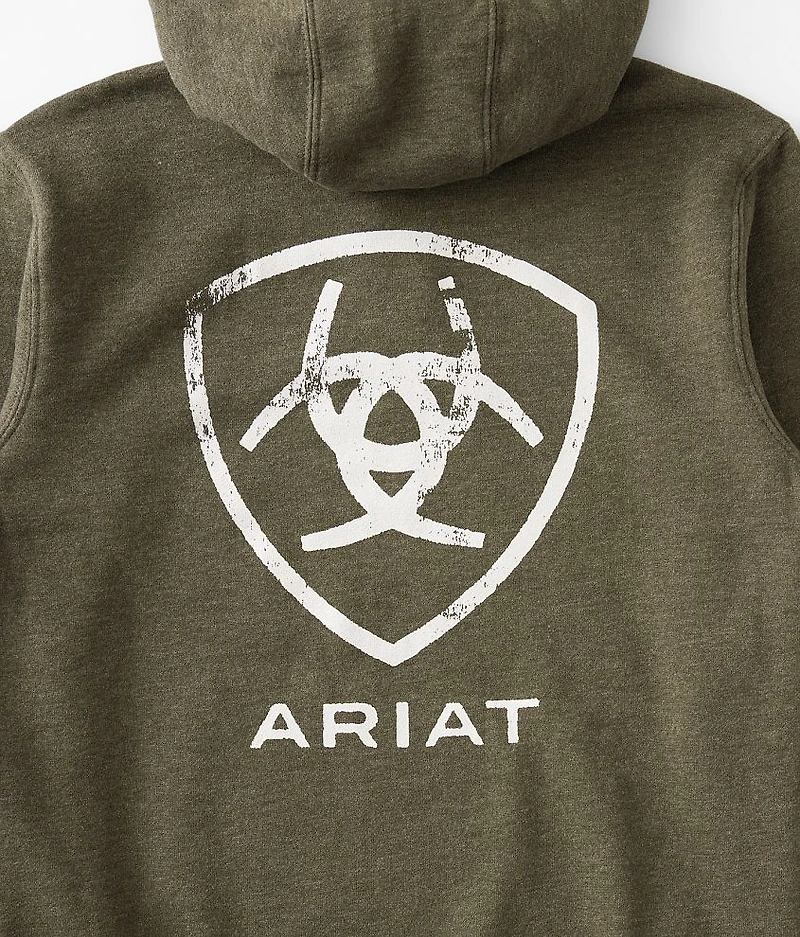 Boys - Stamped Shield Hooded Sweatshirt
