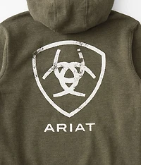 Boys - Stamped Shield Hooded Sweatshirt