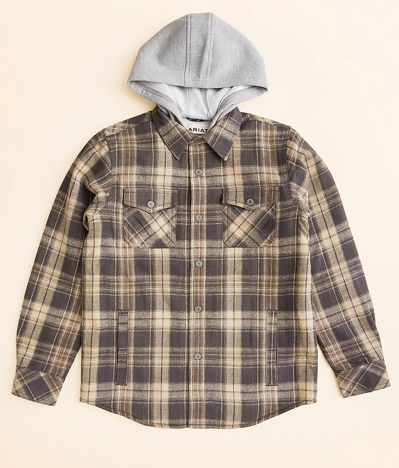 Boys - Herbert Flannel Hooded Shacket