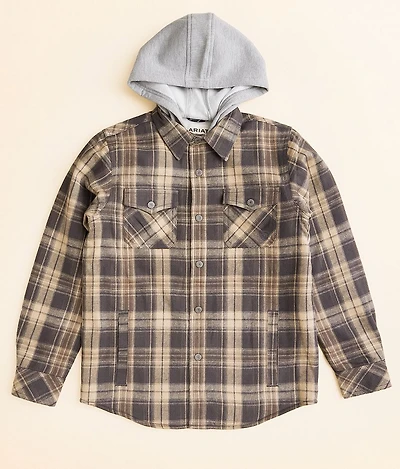 Boys - Herbert Flannel Hooded Shacket