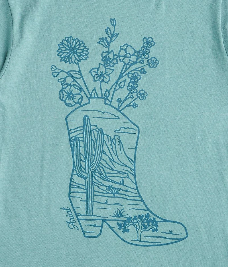 Girls - Garden Boot T-Shirt