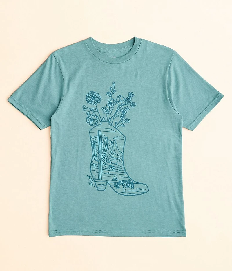 Girls - Garden Boot T-Shirt