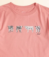 Girls - Mini Cow Squad T-Shirt