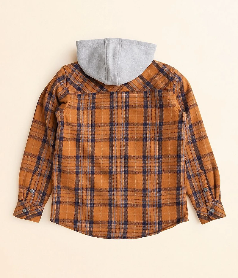 Boys - Harvey Flannel Hooded Shacket