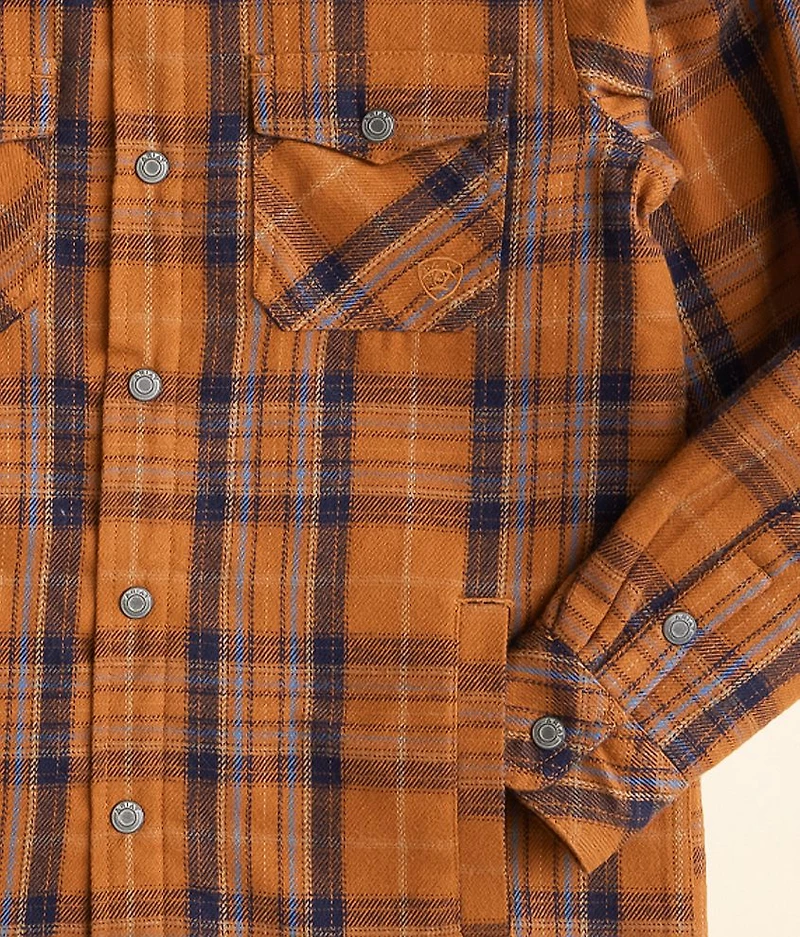Boys - Harvey Flannel Hooded Shacket