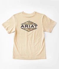 Boys - Camo Wooden Diamond T-Shirt