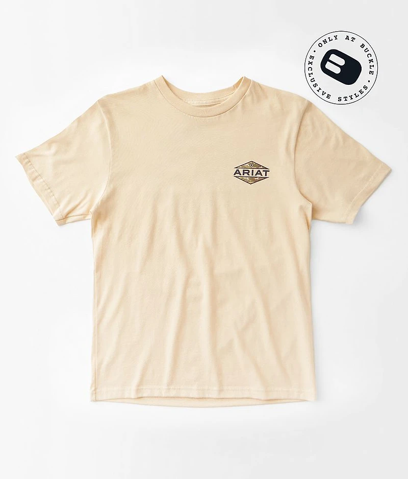 Boys - Camo Wooden Diamond T-Shirt