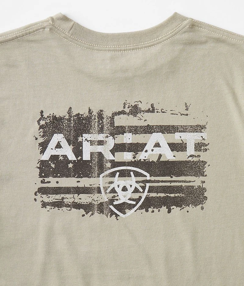 Boys - Liquid Stamp Flag T-Shirt