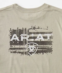 Boys - Liquid Stamp Flag T-Shirt