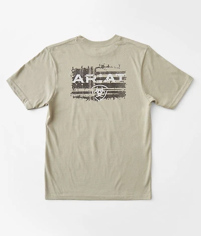 Boys - Liquid Stamp Flag T-Shirt