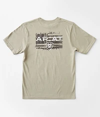 Boys - Liquid Stamp Flag T-Shirt
