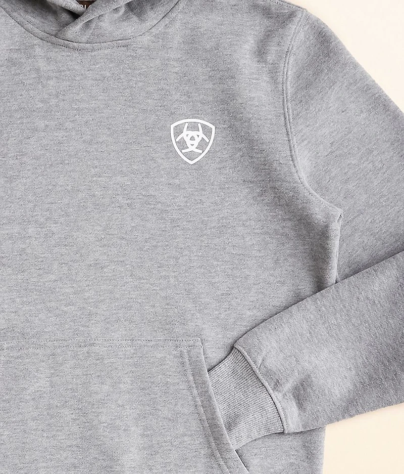 Boys - Liquid Stamp Flag Hooded Sweatshirt