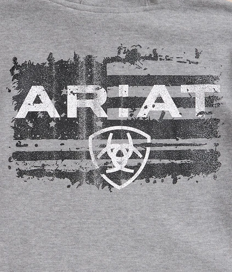 Boys - Liquid Stamp Flag Hooded Sweatshirt