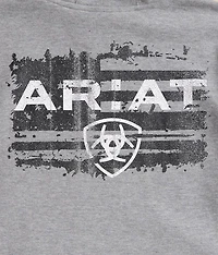 Boys - Liquid Stamp Flag Hooded Sweatshirt