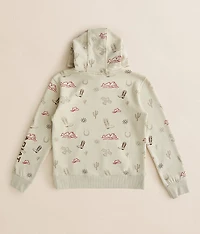 Girls - Western Stamps Hooded Sweatshirt