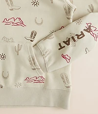 Girls - Western Stamps Hooded Sweatshirt