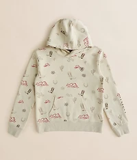Girls - Ariat Western Stamps Hooded Sweatshirt
