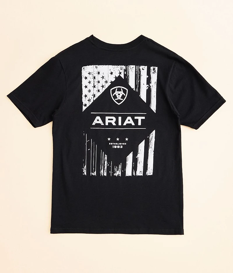 Boys - Wooden Diamond Flag T-Shirt