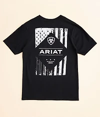 Boys - Wooden Diamond Flag T-Shirt