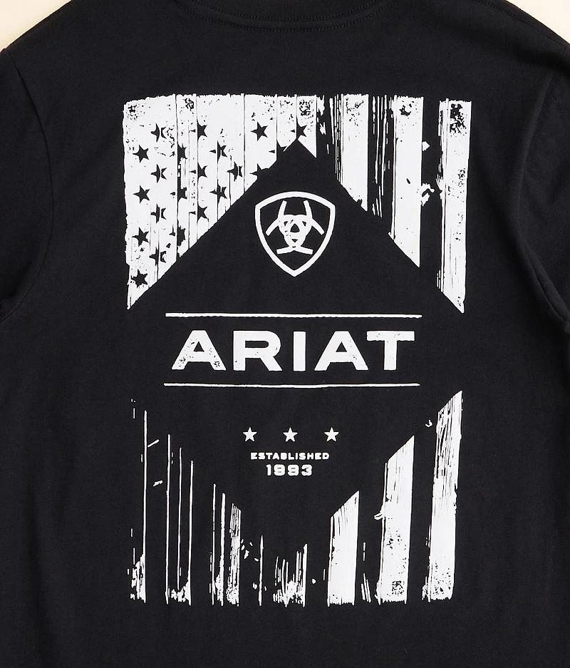 Boys - Wooden Diamond Flag T-Shirt