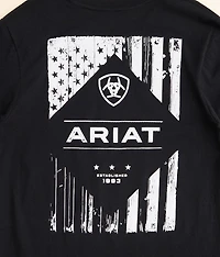 Boys - Wooden Diamond Flag T-Shirt