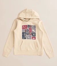 Girls - Western Blocks Hooded Sweatshirt