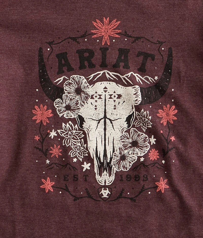 Girls - Skull Florals T-Shirt