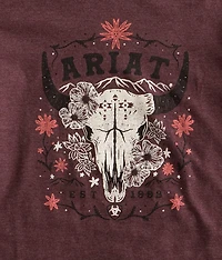 Girls - Skull Florals T-Shirt