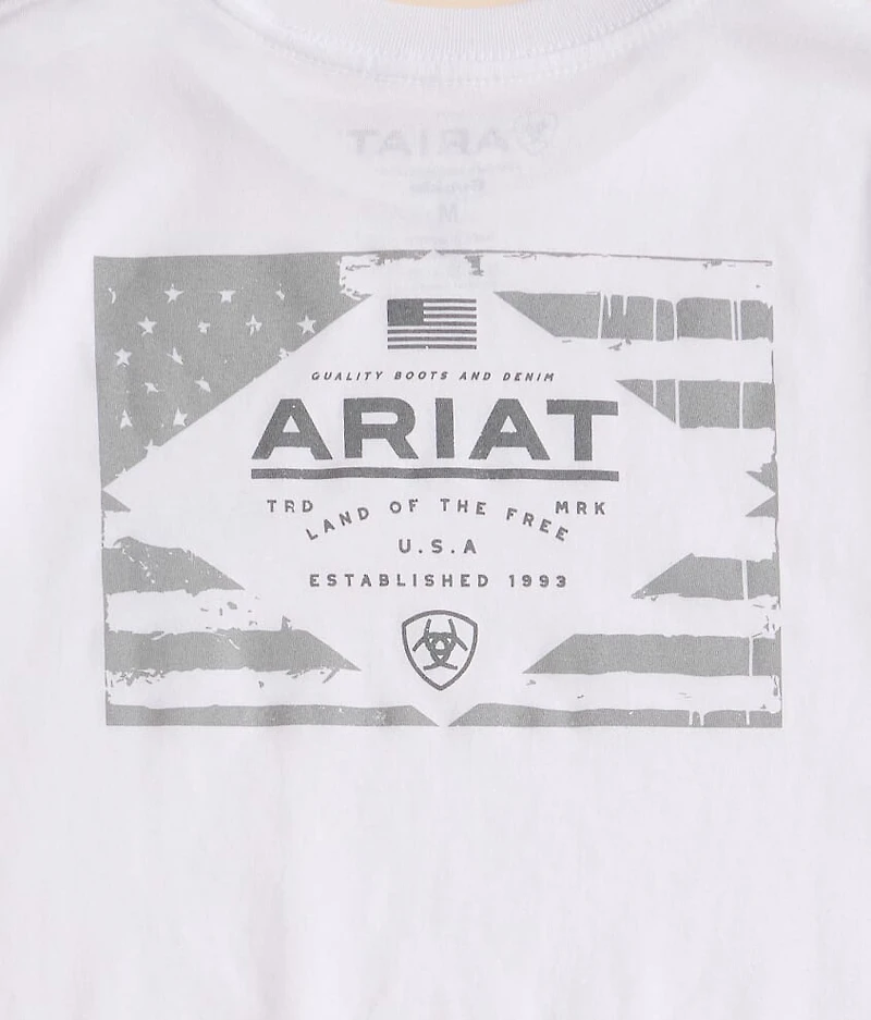Boys- Lock Flag Painted T-Shirt