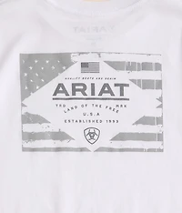 Boys- Lock Flag Painted T-Shirt