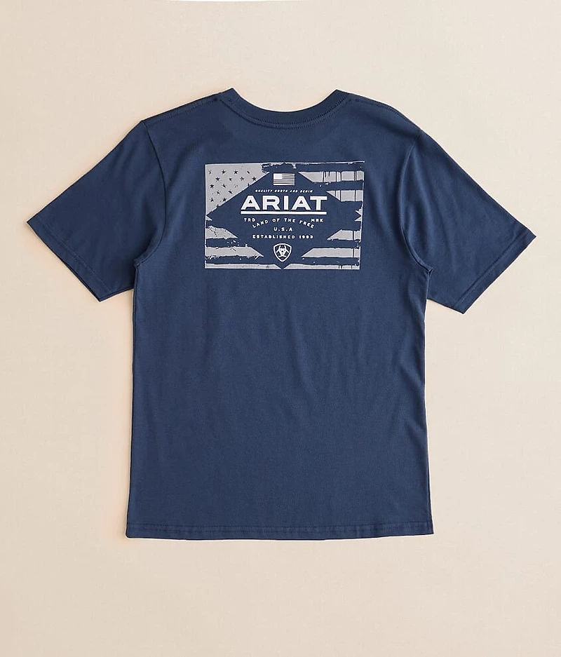 Boys - Lockup Flag Painted T-Shirt