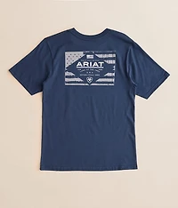 Boys - Lockup Flag Painted T-Shirt