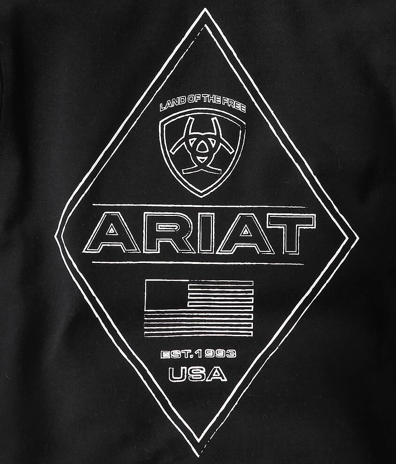 Boys - Chalk Diamond Patriot Hooded Sweatshirt