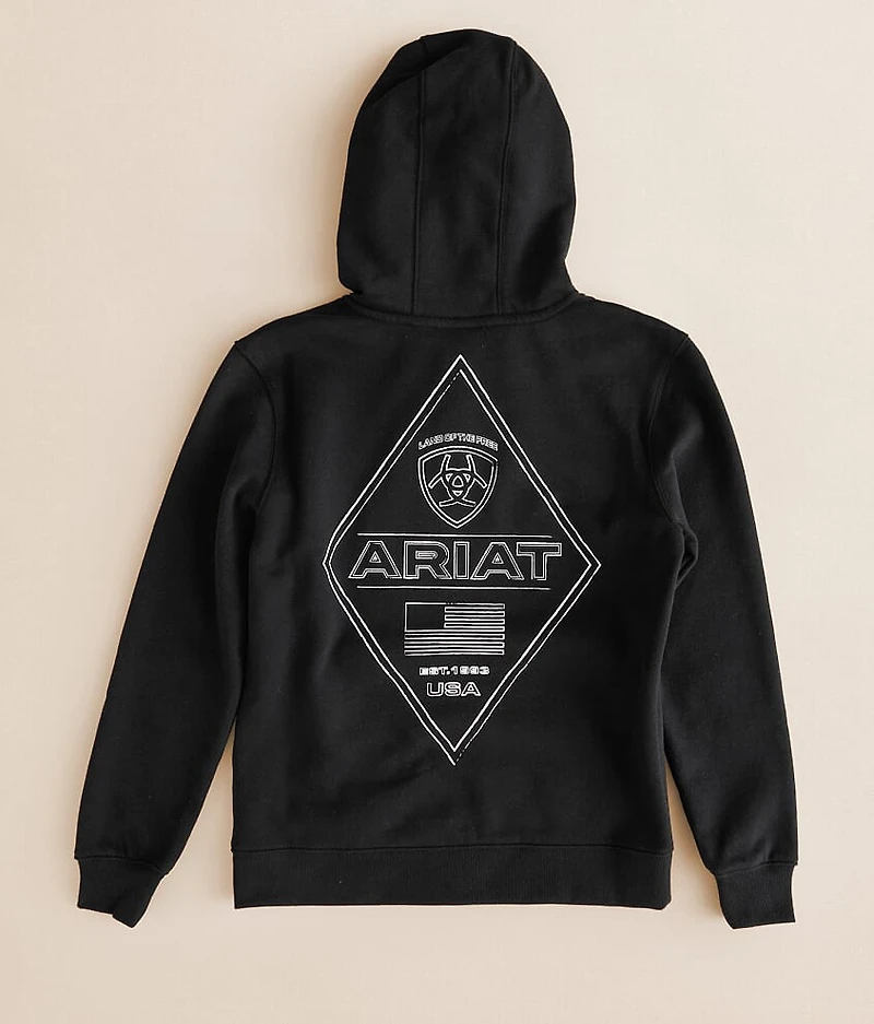 Boys - Chalk Diamond Patriot Hooded Sweatshirt